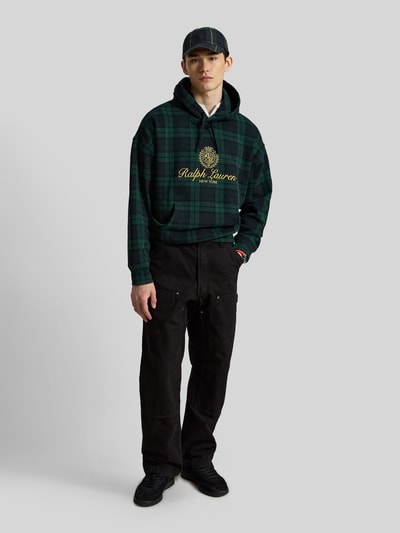 Polo Ralph Lauren Relaxed Fit Hoodie aus Baumwoll-Mix Black 1