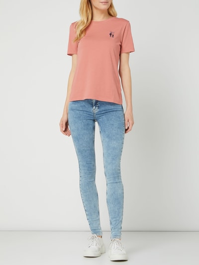 Review Skinny fit jeans met stretch, model 'Minnie'  Blauw - 1