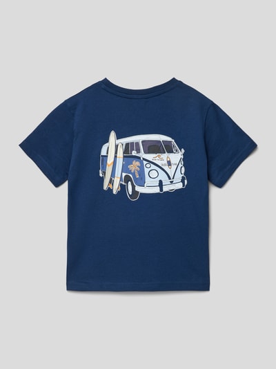 Mayoral T-Shirt mit Rundhalsausschnitt Marineblau 3