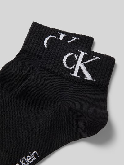 Calvin Klein Jeans Socken mit Label-Print im 2er-Pack Black 2