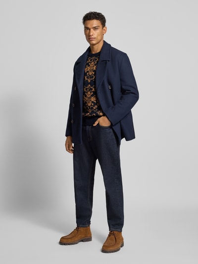 MCNEAL Gebreide pullover met wol Donkerblauw - 1