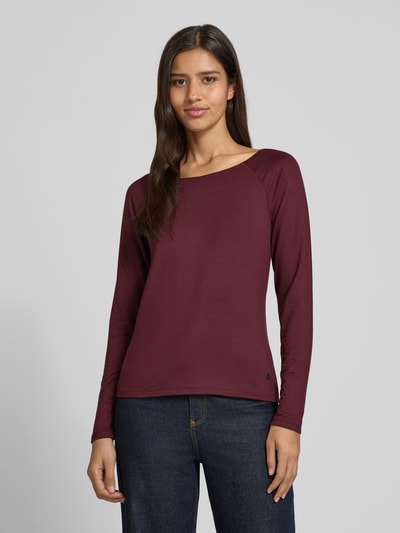 monari Longsleeve met ronde hals Bordeaux - 4