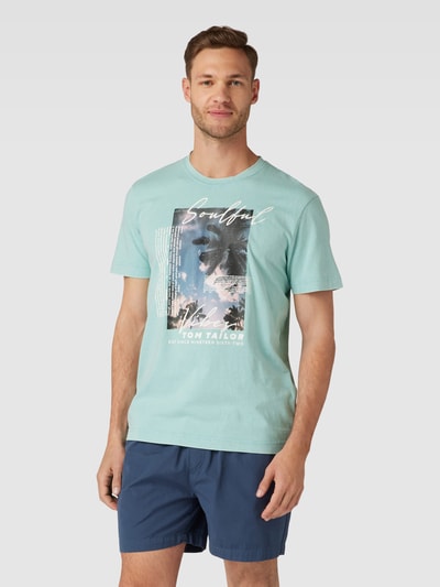 Tom Tailor T-Shirt mit Motiv-Print Aqua 4