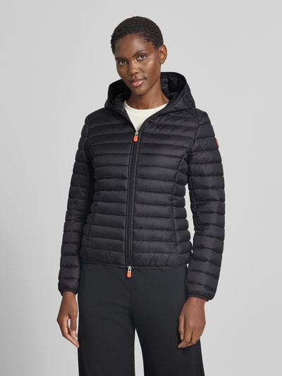 Save The Duck Steppjacke mit Zweiwege-Reißverschluss Modell 'DAISY' Black 4