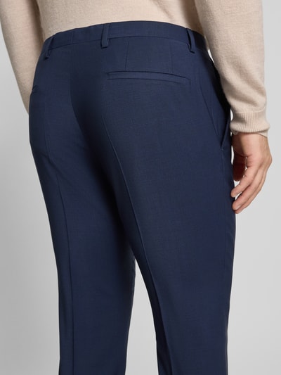 ROY ROBSON Extra Slim Anzug in unifarbenem Design Marine 7