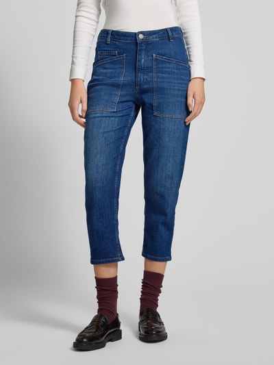 Marc O'Polo Boyfriend Jeans aus weichem Baumwoll-Mix Modell 'IVA' Marine Melange 4