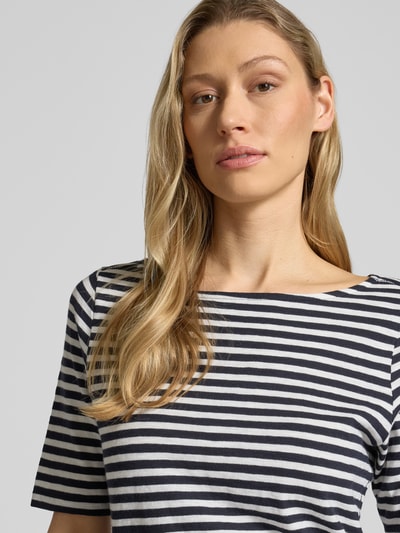 s.Oliver RED LABEL T-shirt o kroju relaxed fit z czystej bawełny Granatowy 3
