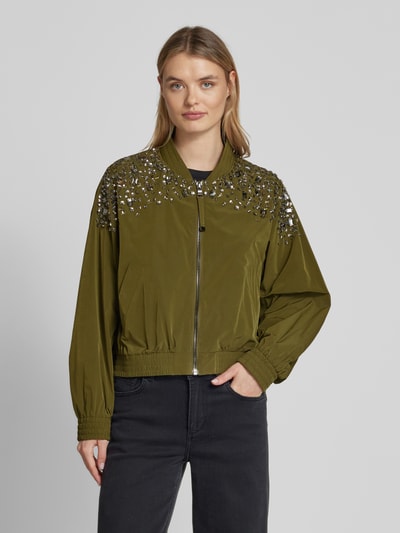 Blonde No. 8 Blouson mit Stehkragen Oliv 4