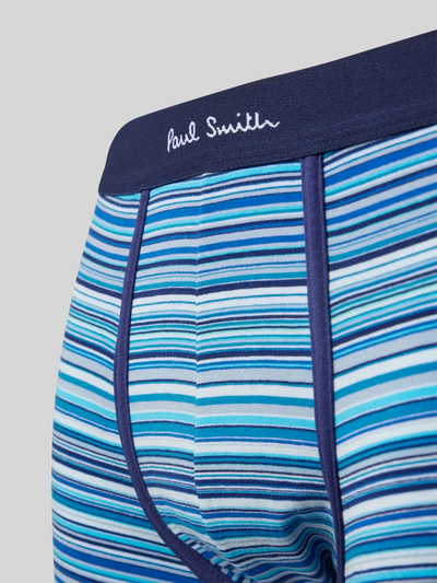 PAUL SMITH Trunks mit elastischem Logo-Bund im 3er-Pack Marine 2