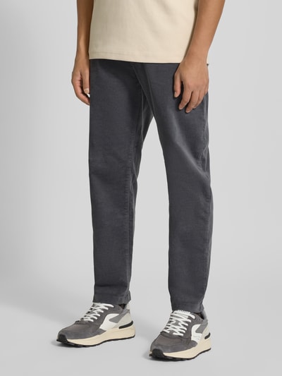 MCNEAL Tapered Fit Cordhose mit Strukturmuster Mittelgrau 4