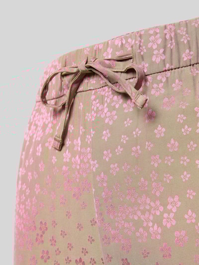 Christian Berg Woman Relaxed Fit Pyjama-Hose mit floralem Allover-Print Altrosa 2