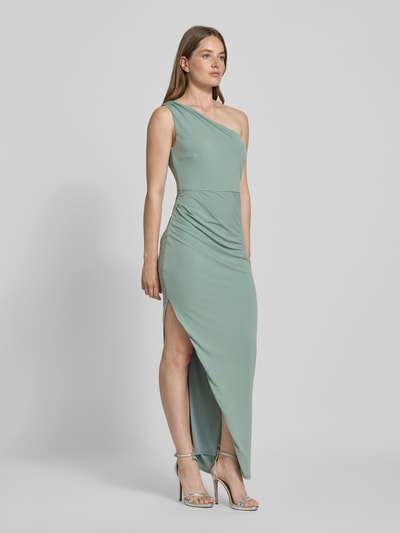 Swing Abendkleid mit seitlicher Raffung Lind 1