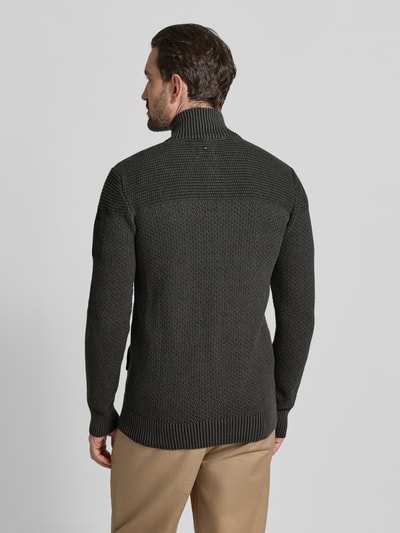 PME Legend Gebreid jack met ritssluiting Olijfgroen - 5