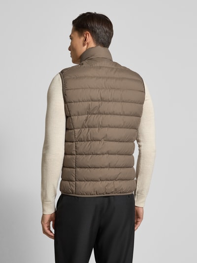 Marc O'Polo Regular fit bodywarmer met logopatch Camel - 5