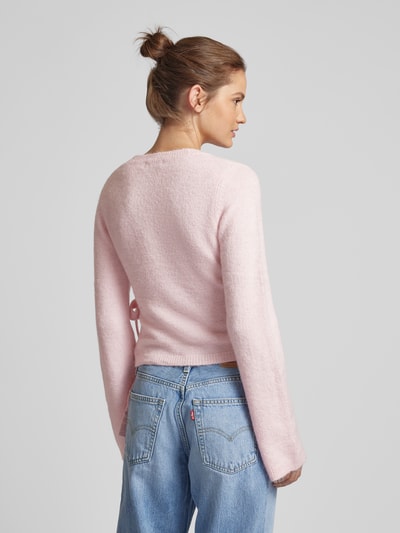 Gina Tricot Cardigan in wikkellook Roze - 5