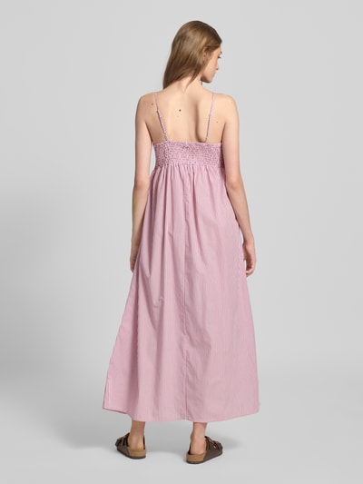 PIECES A-Linie Freizeitkleid aus Baumwoll-Mix Modell 'FELINE' Altrosa 5