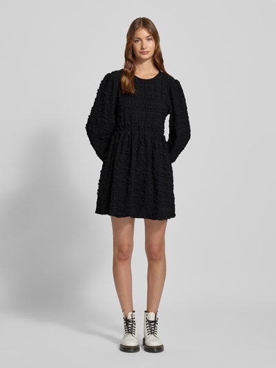 Gina Tricot Sukienka mini z wiązaniem z tyłu Czarny 1