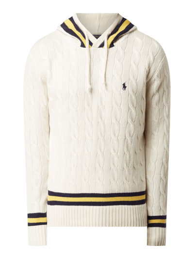 Polo Ralph Lauren Pullover aus Woll-Kaschmir-Mix Offwhite 2