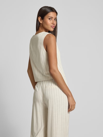 Jake*s Casual Weste aus Viskose-Mix mit Leinen-Anteil Flanell 5