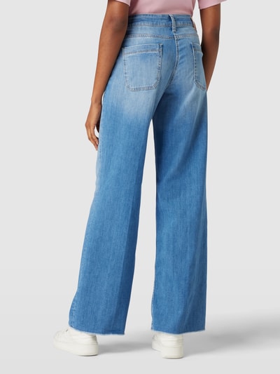 Cambio Flared jeans met open zoom, model 'TESS' Blauw - 5