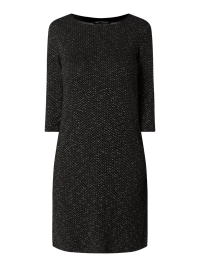 Montego Kleid mit Fischgrat-Dessin  Black 2