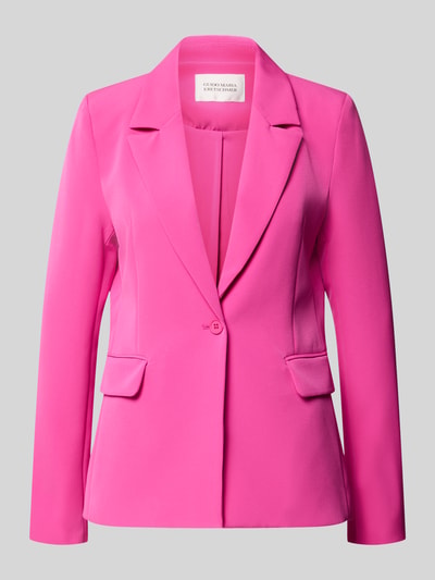 Produktfoto, Slim Fit Blazer mit Pattentaschen Modell 'Isa' von GUIDO MARIA KRETSCHMER WOMAN in kräftigem Pink, Material-Mix mit Stretch-Anteil
