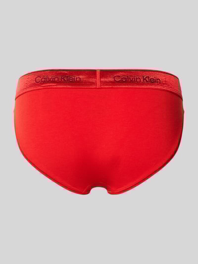 Calvin Klein Underwear Slip met elastische band en labeldetails Rood - 3