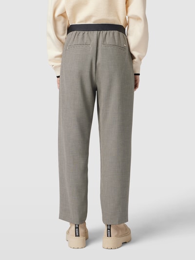 Tommy Hilfiger Stoffen broek met elastische band met label Zwart - 5