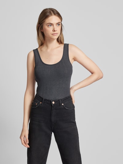 WEEKDAY Tanktop mit Rundhalsausschnitt BLACK 4