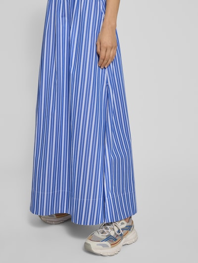 Selected Femme Długa spódnica o rozkloszowanym kroju z czystej bawełny model ‘FIA’ Królewski niebieski 3
