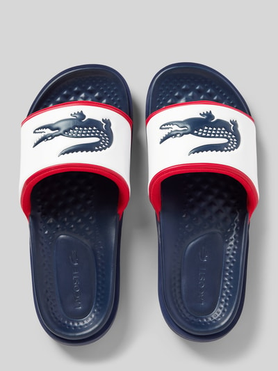 Lacoste Slides mit Label-Detail Modell 'SERVE' Weiss 3