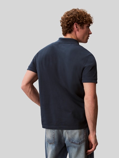 Calvin Klein Jeans Regular Fit Poloshirt aus reiner Baumwolle Marine 5