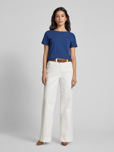 Weekend Max Mara T-shirt met ronde hals, model 'MULTIF' Donkerblauw - 1