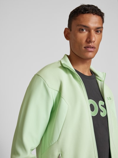 BOSS Green T-Shirt mit Label-Print Anthrazit 3