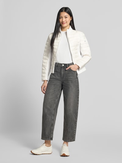 monari Regular Fit Steppjacke aus Polyamid mit Neopren Offwhite 1