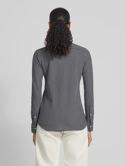 Polo Ralph Lauren Bluzka koszulowa o kroju slim fit z kołnierzykiem typu button down Czarny 5