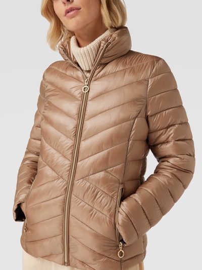 Christian Berg Woman Selection Steppjacke mit Stehkragen und Reißverschlusstasche Beige 3