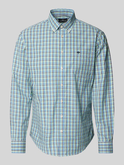 Fynch-Hatton Regular Fit Freizeithemd mit Button-Down-Kragen Hellgruen 2