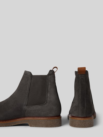 Marc O'Polo Chelsea Boots aus echtem Veloursleder Modell 'LINUS 4B' Anthrazit 2