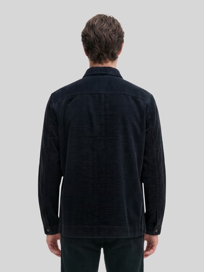 Marc O'Polo Regular Fit Hemdjacke aus reiner Baumwolle Marine 5