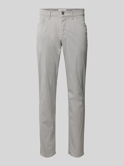 Brax Slim fit chino met Franse steekzakken, model 'CADIZ' Zilver - 2