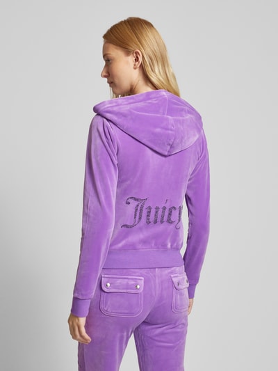 Juicy Couture Bluza rozpinana z kapturem model ‘ROBERTSON’ Jasnofioletowy 5