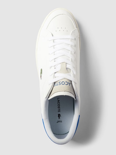 Lacoste Sneaker mit Label-Stitching Weiss 3