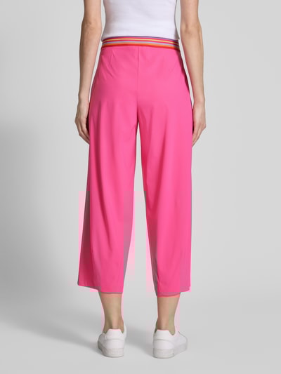 Raffaello Rossi Regular fit culotte met vaste persplooien, model 'SALLY' Felroze - 5