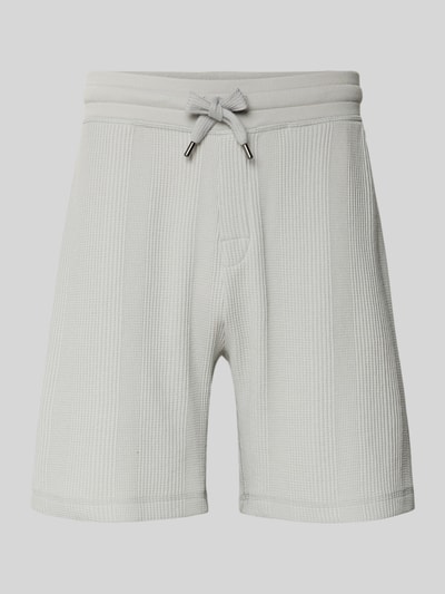 BOSS Regular Fit Shorts mit Waffelstruktur Modell 'STRUCTURE' Hellgrau 2