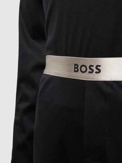 BOSS Pyjama mit Label-Print Black 2