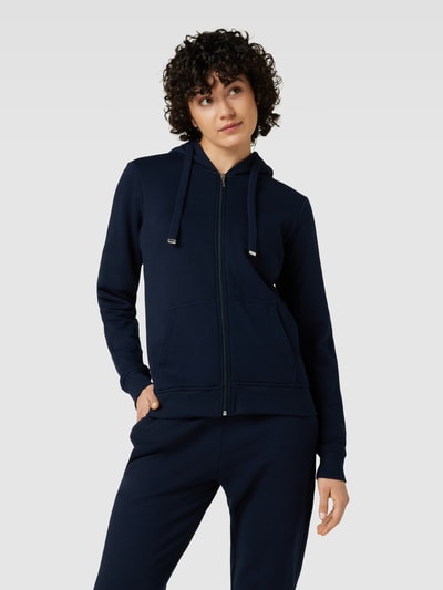 Montego Sweatjacke mit gerippten Abschlüssen Dunkelblau 4