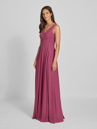 TROYDEN COLLECTION Avondjurk met V-hals Mauve - 1