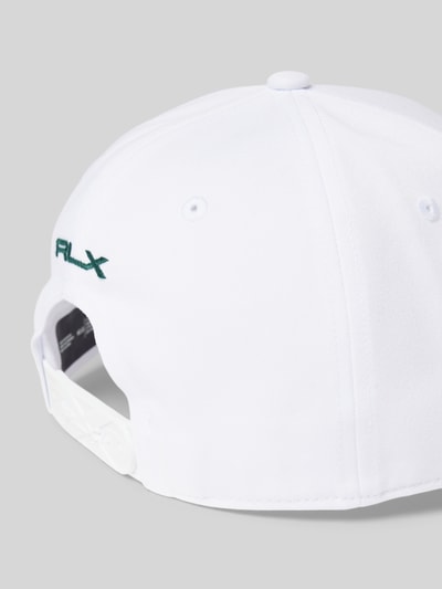 Polo Ralph Lauren Basecap mit Motiv-Stitching Modell 'BEAR' Weiss 3