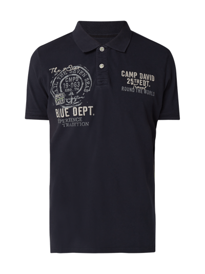 Camp David Poloshirt mit Logo-Details Marine 2